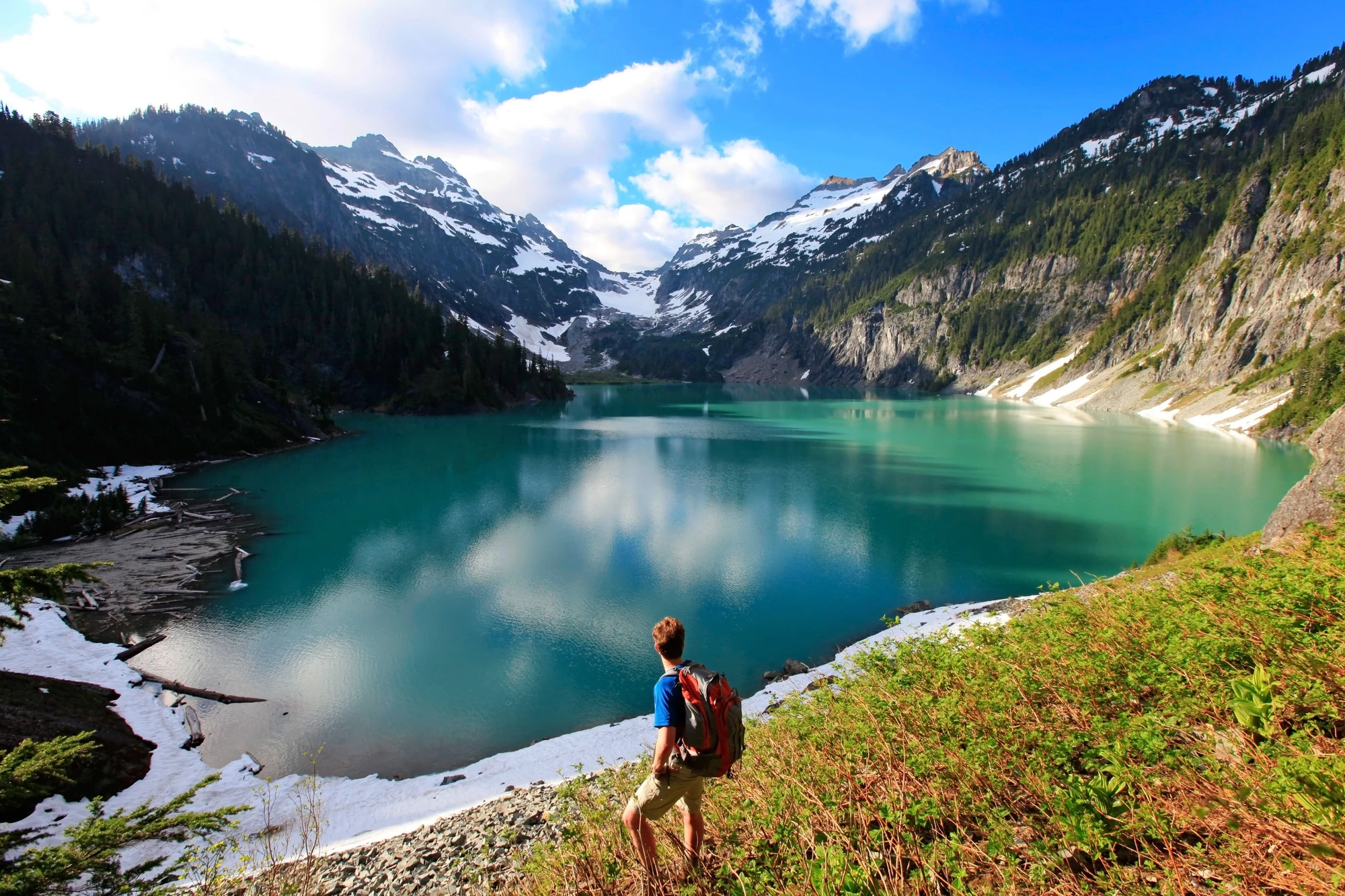Blanca Lake: The Turquoise Reward at the End of a Steep Cascade Climb